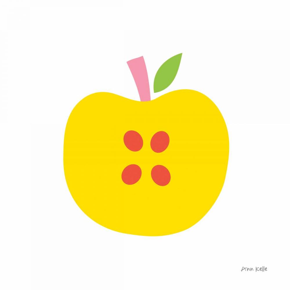 Yellow Apple art print by Ann Kelle for $57.95 CAD