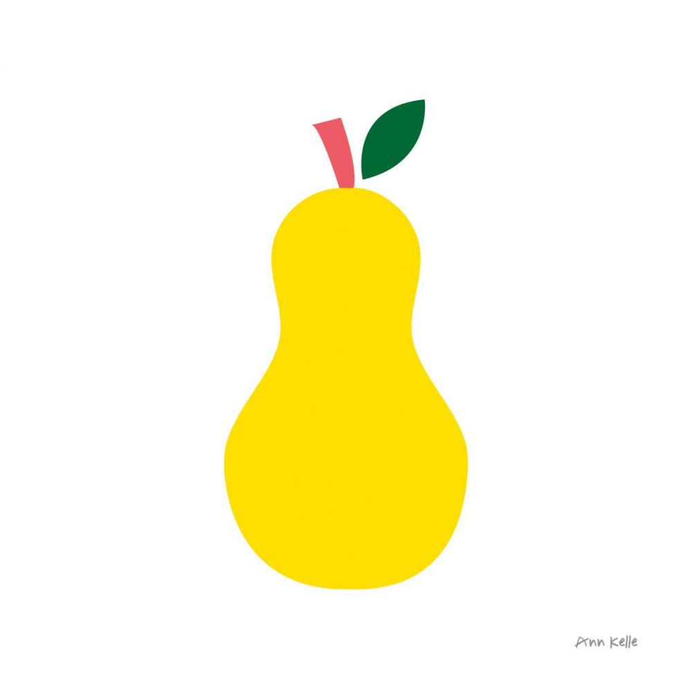 Yellow Pear art print by Ann Kelle for $57.95 CAD