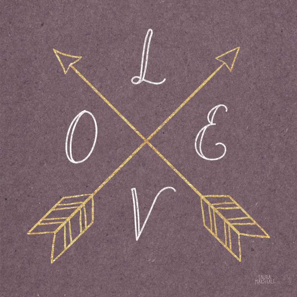 Lovestruck II Sq art print by Laura Marshall for $57.95 CAD