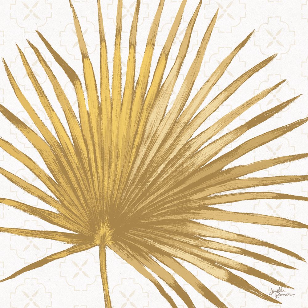 Welcome to Paradise XVI Gold art print by Janelle Penner for $57.95 CAD