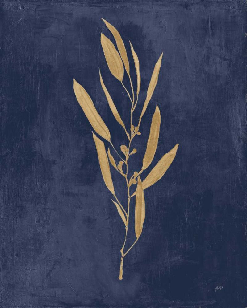 Botanical Study I Gold Navy art print by Julia Purinton for $57.95 CAD