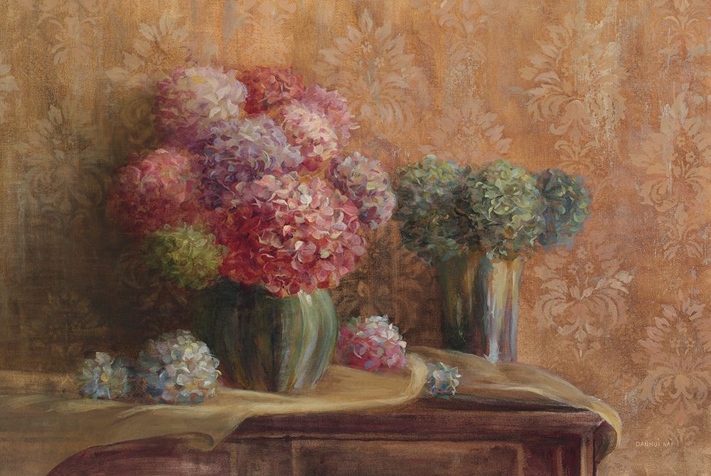 Winter Hydrangea art print by Danhui Nai for $57.95 CAD
