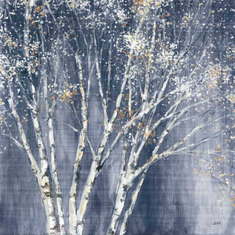 Navy Blue Birch Flipped art print by Julia Purinton for $57.95 CAD
