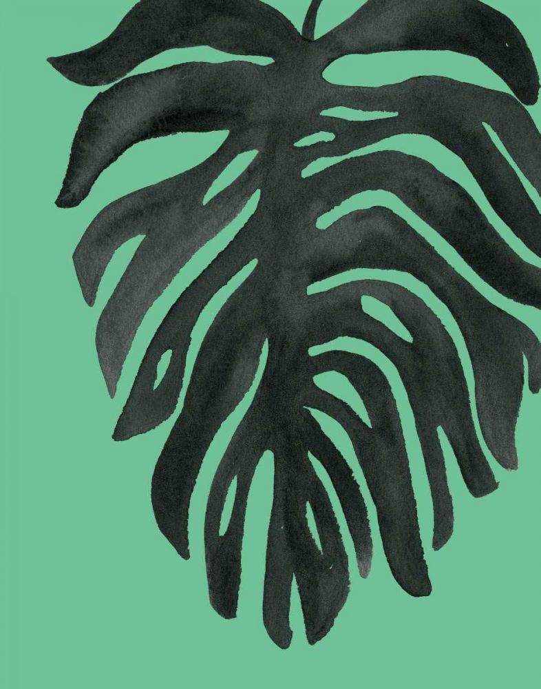 Tropical Palm II BW Green art print by Wild Apple Portfolio for $57.95 CAD