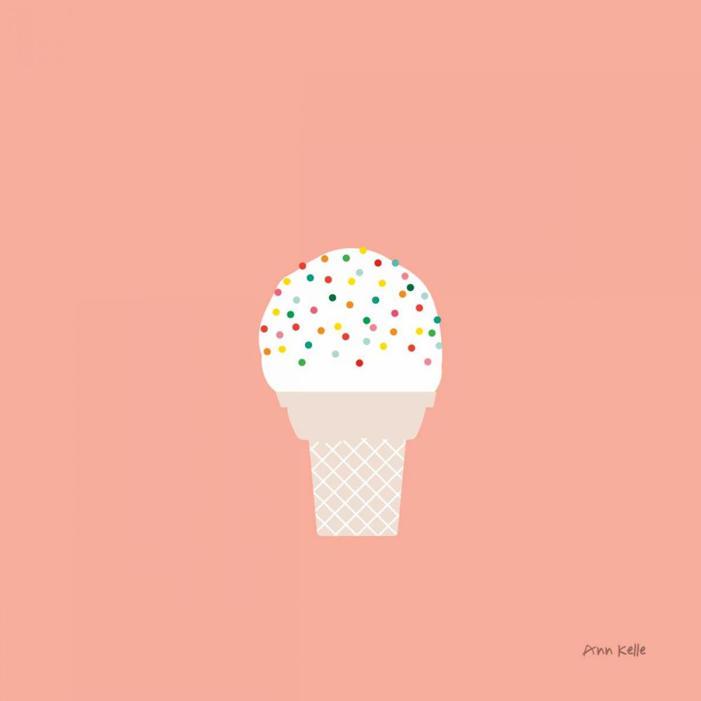Ice Cream Cone I art print by Ann Kelle for $57.95 CAD