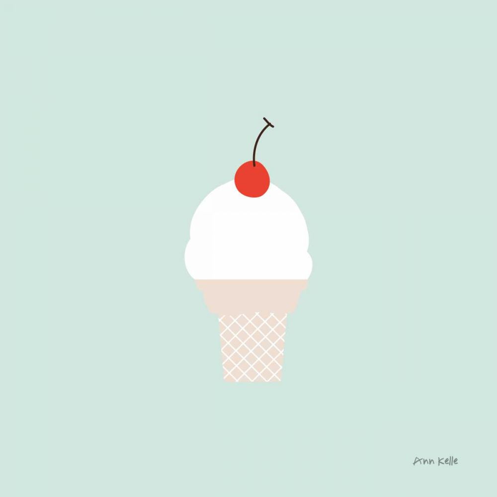 Ice Cream Cone II art print by Ann Kelle for $57.95 CAD