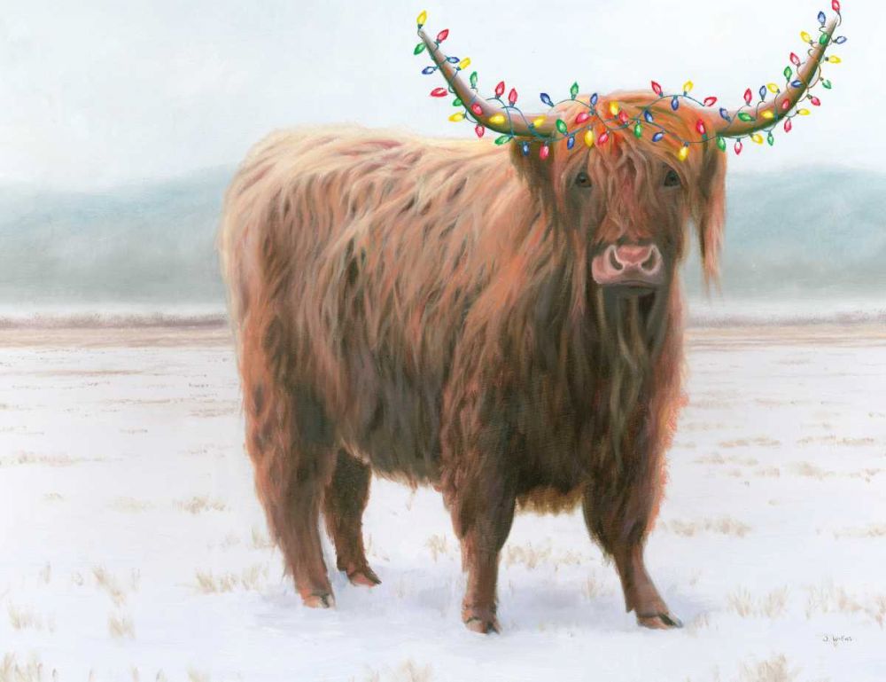 King of the Highland Fields Lights Crop art print by James Wiens for $57.95 CAD