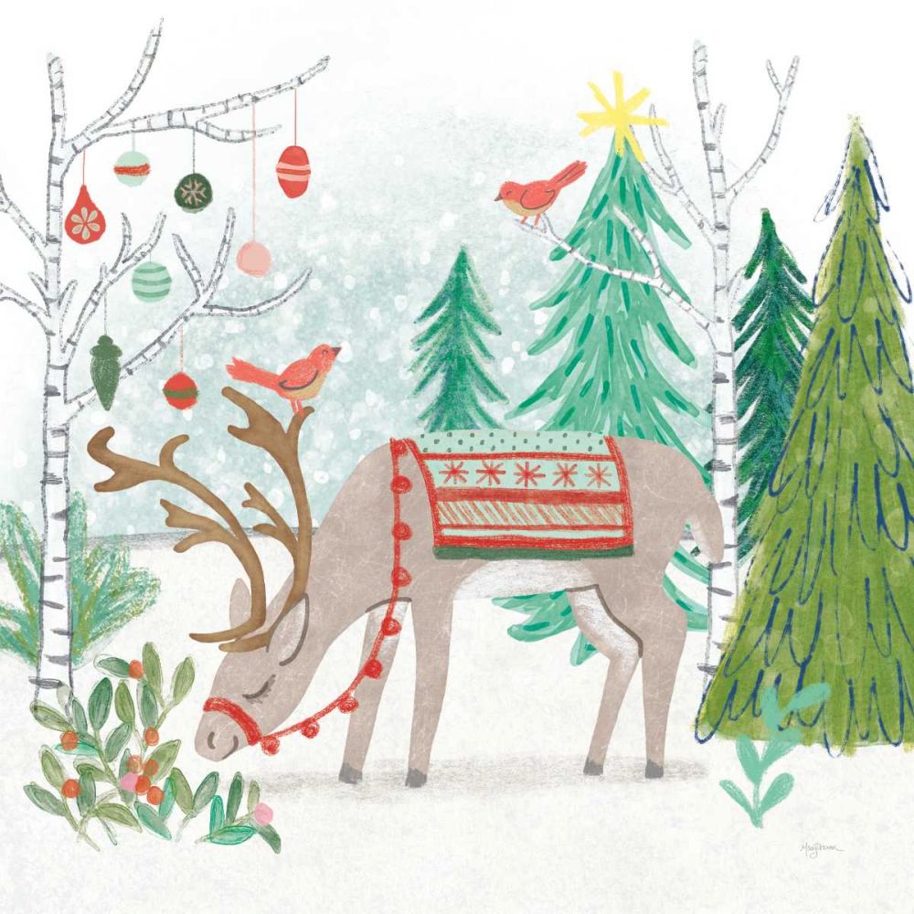 Reindeer Jubilee III art print by Mary Urban for $57.95 CAD