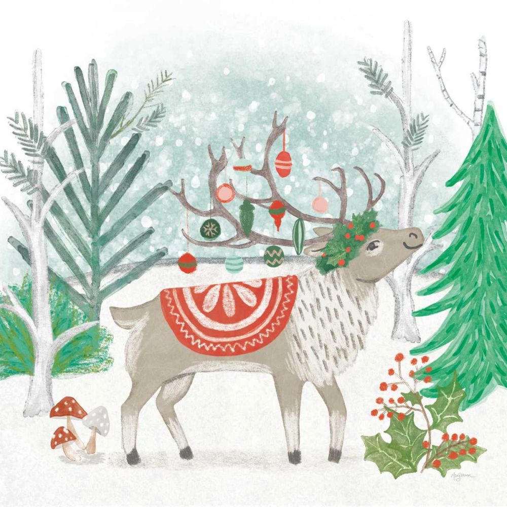 Reindeer Jubilee IV art print by Mary Urban for $57.95 CAD