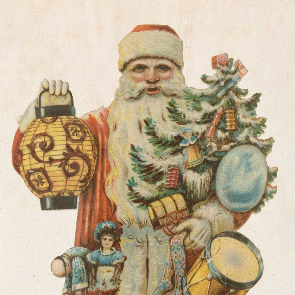 Victorian Santa II art print by Wild Apple Portfolio for $57.95 CAD
