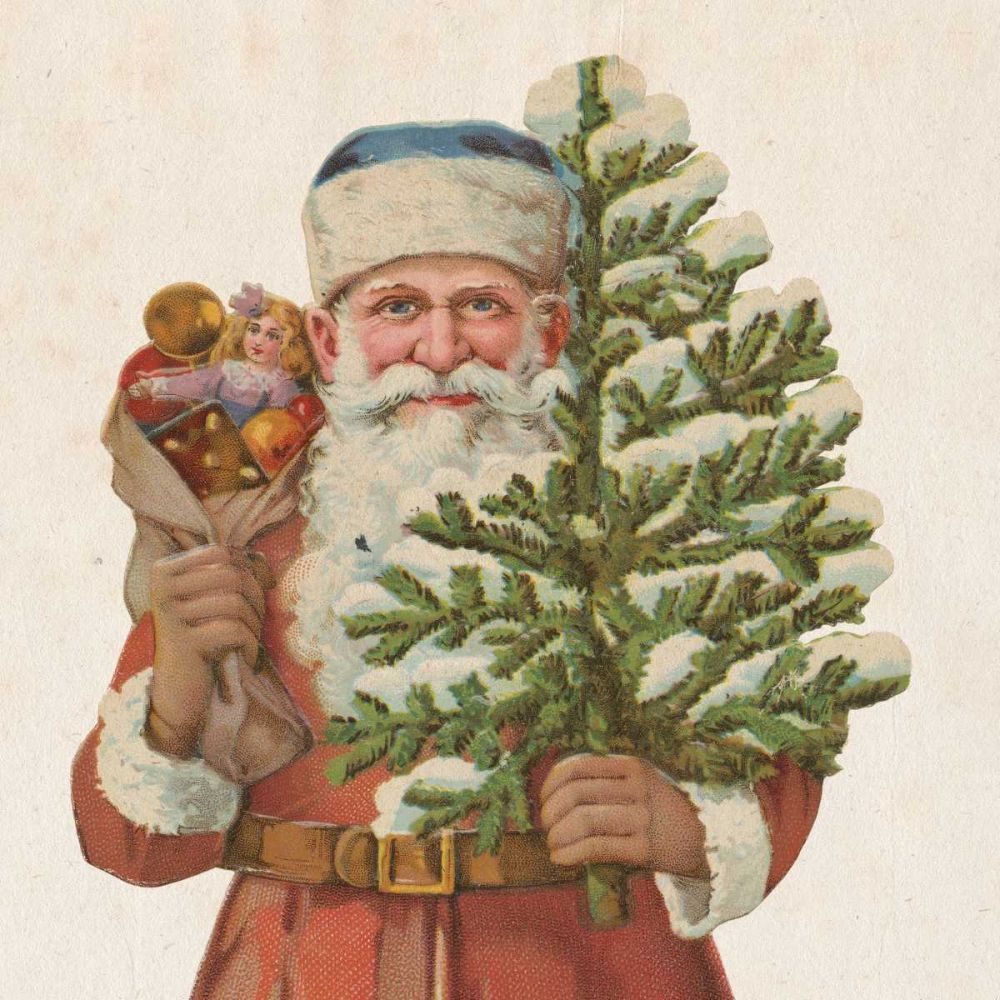 Victorian Santa IV art print by Wild Apple Portfolio for $57.95 CAD