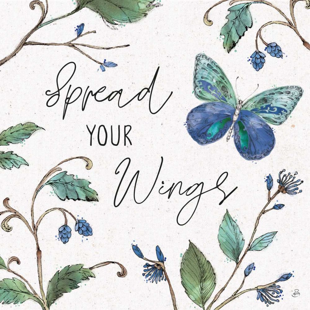 Outdoor Beauties Color II Spread Your Wings art print by Daphne Brissonnet for $57.95 CAD