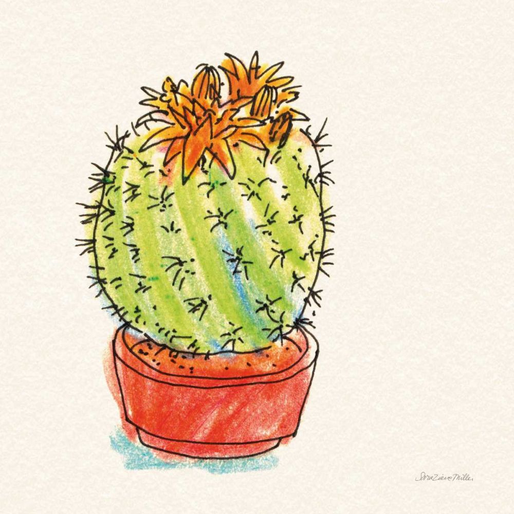 Cacti Garden II art print by Sara Zieve Miller for $57.95 CAD