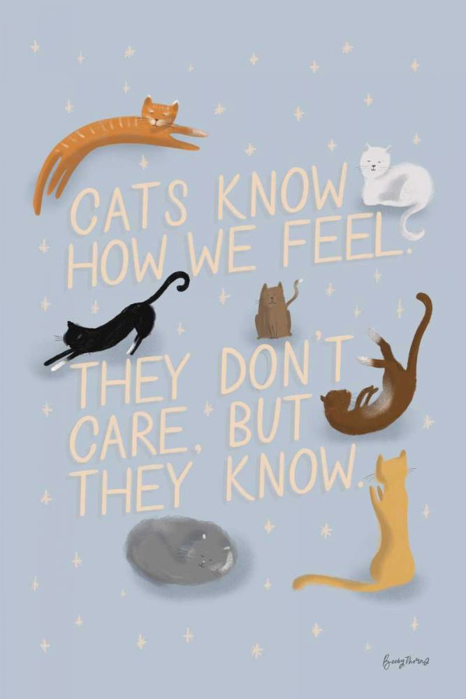 Ode to Cats art print by Becky Thorns for $57.95 CAD