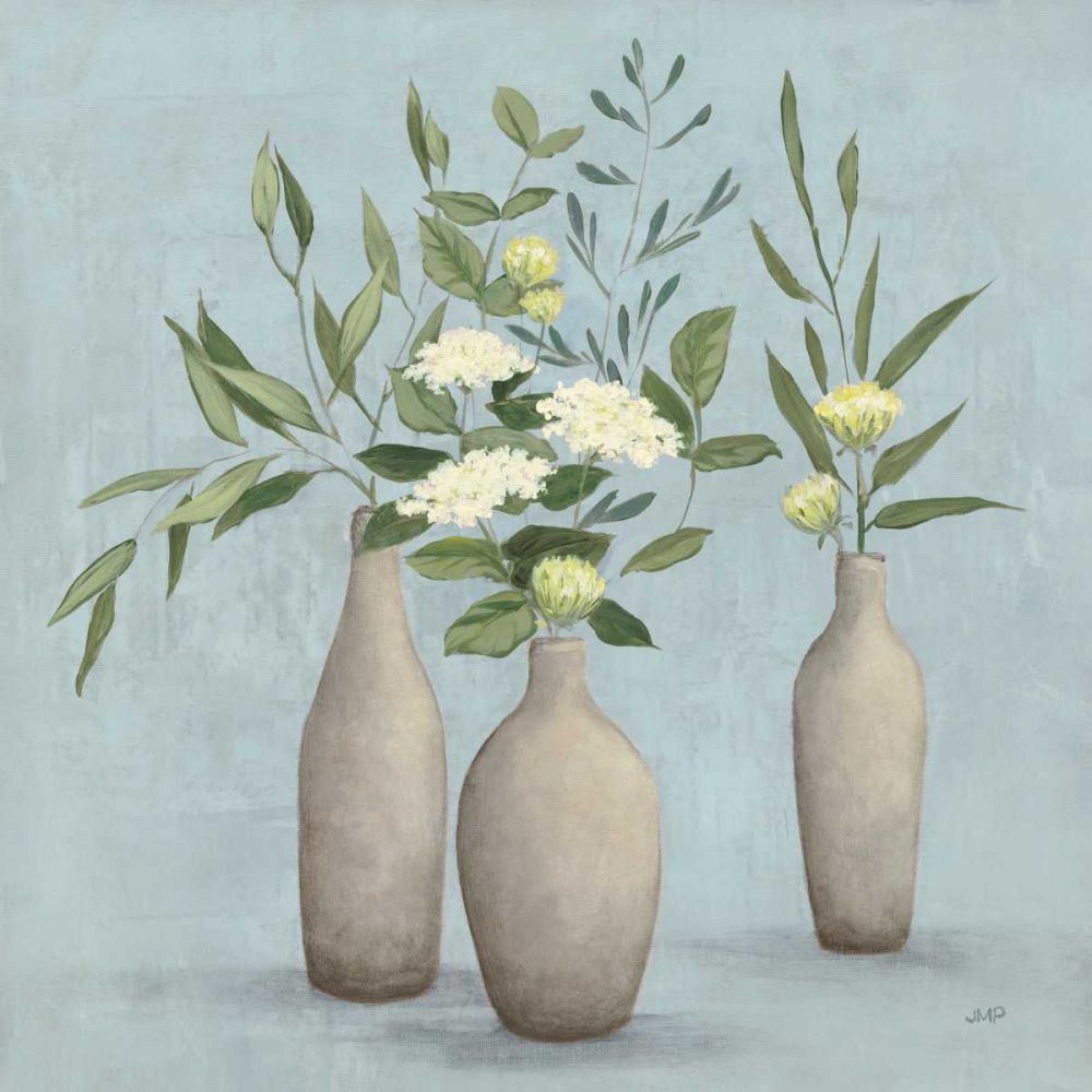 Natural Bouquet I Blue art print by Julia Purinton for $57.95 CAD