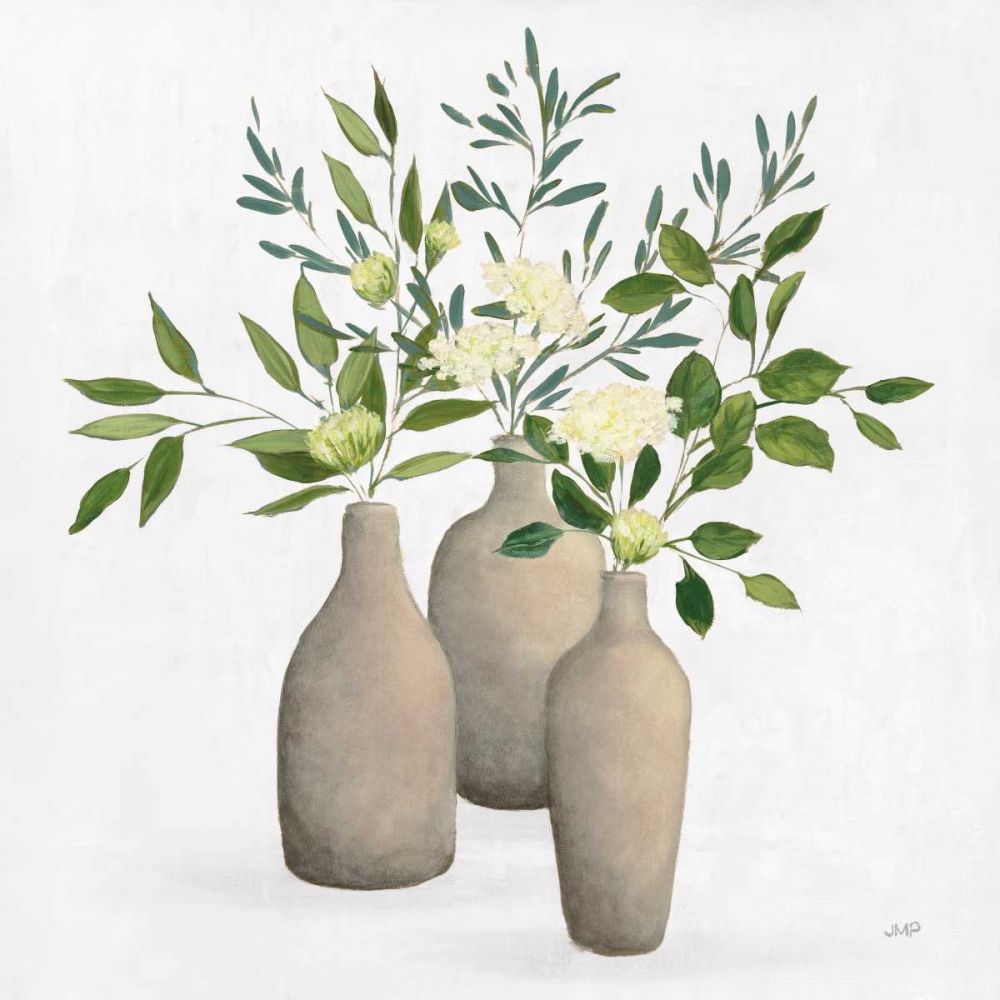 Natural Bouquet II White art print by Julia Purinton for $57.95 CAD