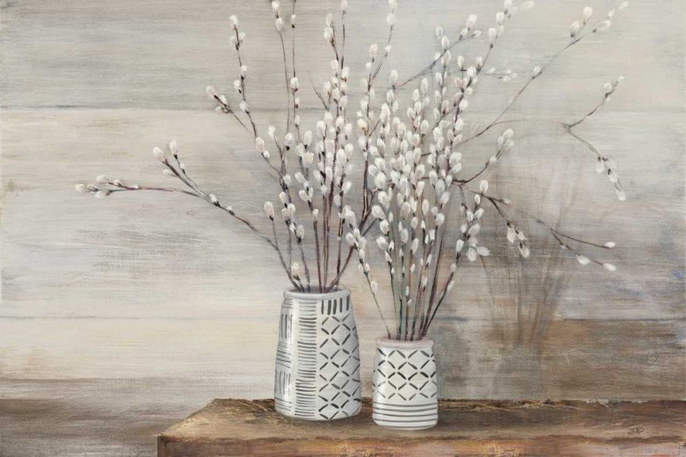 Pussy Willow Still Life with Designs art print by Julia Purinton for $57.95 CAD