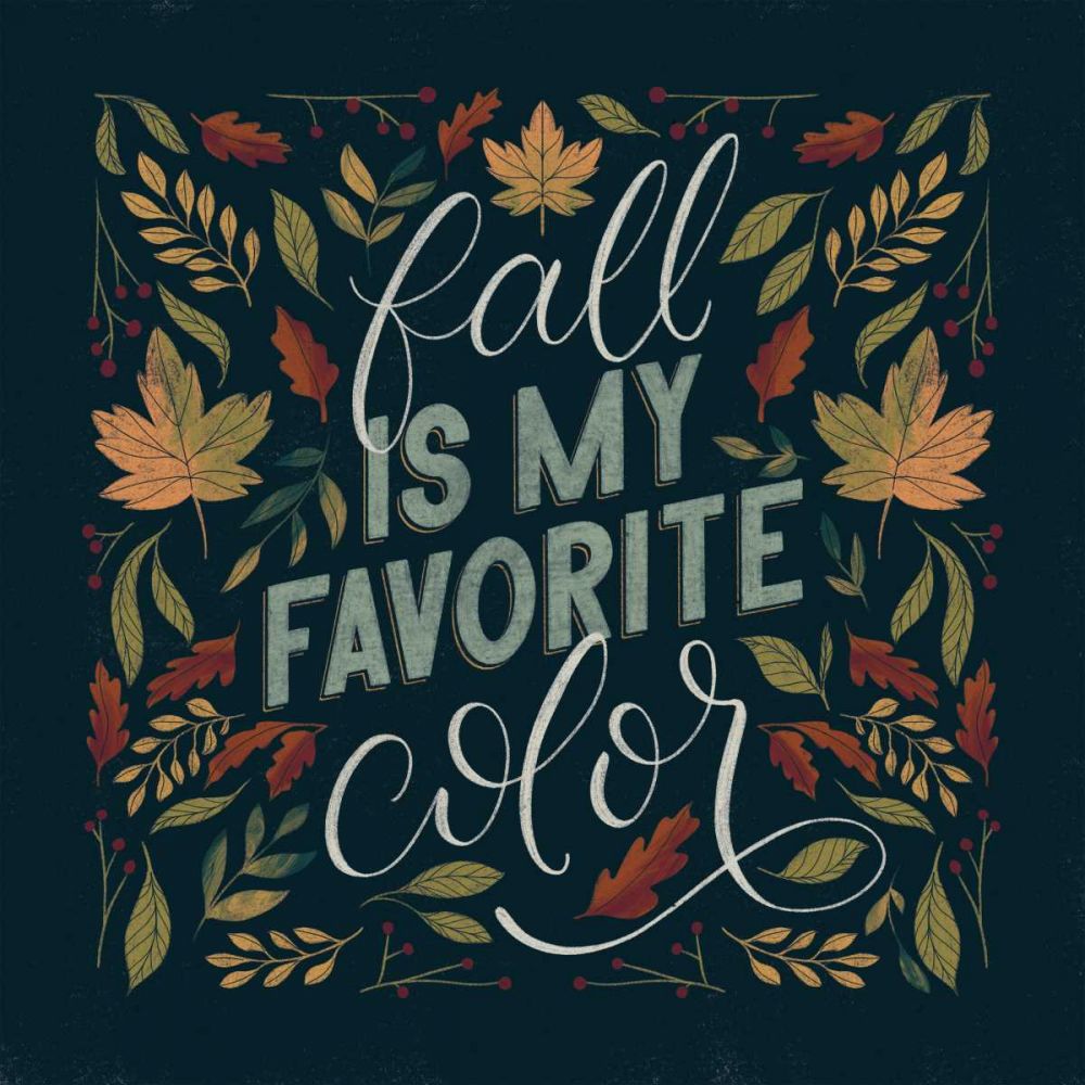 Autumn Sayings I art print by Becky Thorns for $57.95 CAD