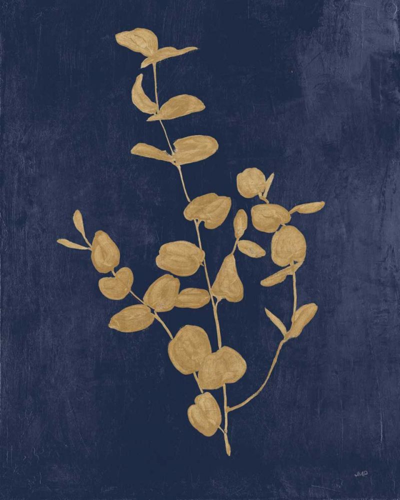 Botanical Study II Gold Navy art print by Julia Purinton for $57.95 CAD