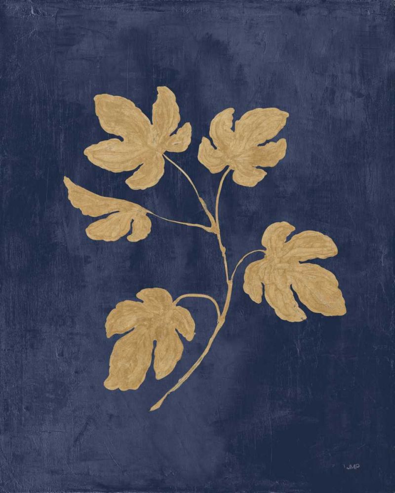 Botanical Study III Gold Navy art print by Julia Purinton for $57.95 CAD
