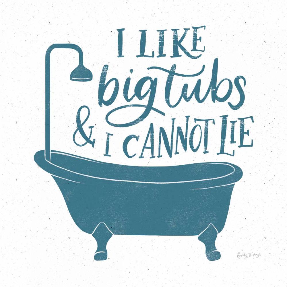 Turkish Tile Bathroom Puns II art print by Becky Thorns for $57.95 CAD