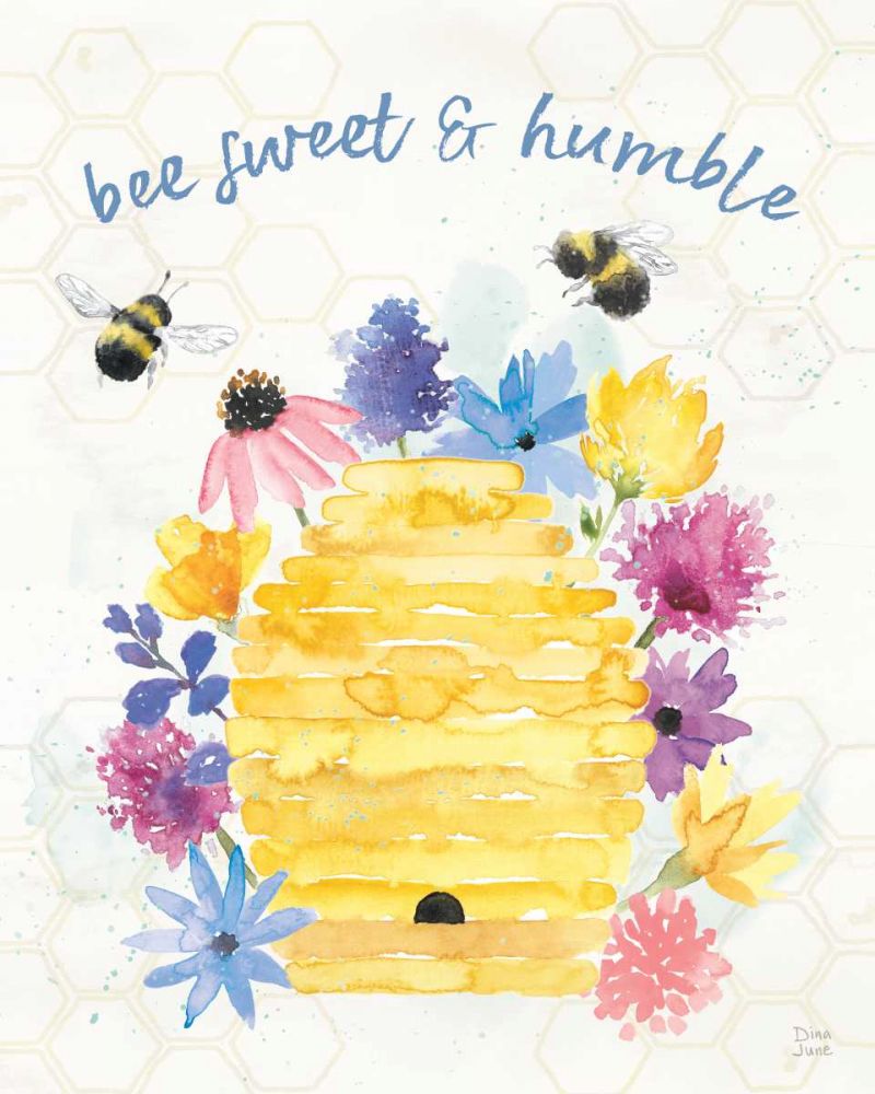 Bee Harmony IV art print by Dina June for $57.95 CAD