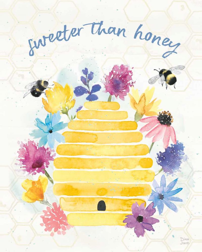 Bee Harmony V art print by Dina June for $57.95 CAD