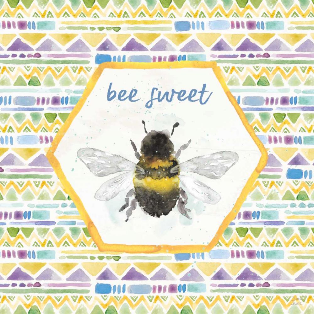 Bee Harmony VI art print by Dina June for $57.95 CAD