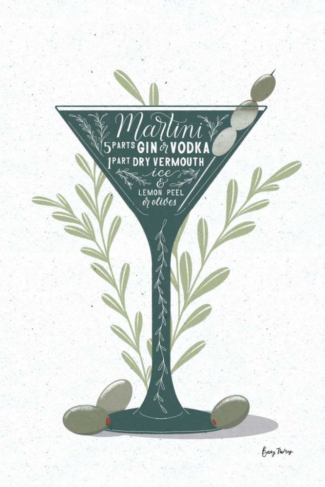 Fruity Cocktails III art print by Becky Thorns for $57.95 CAD