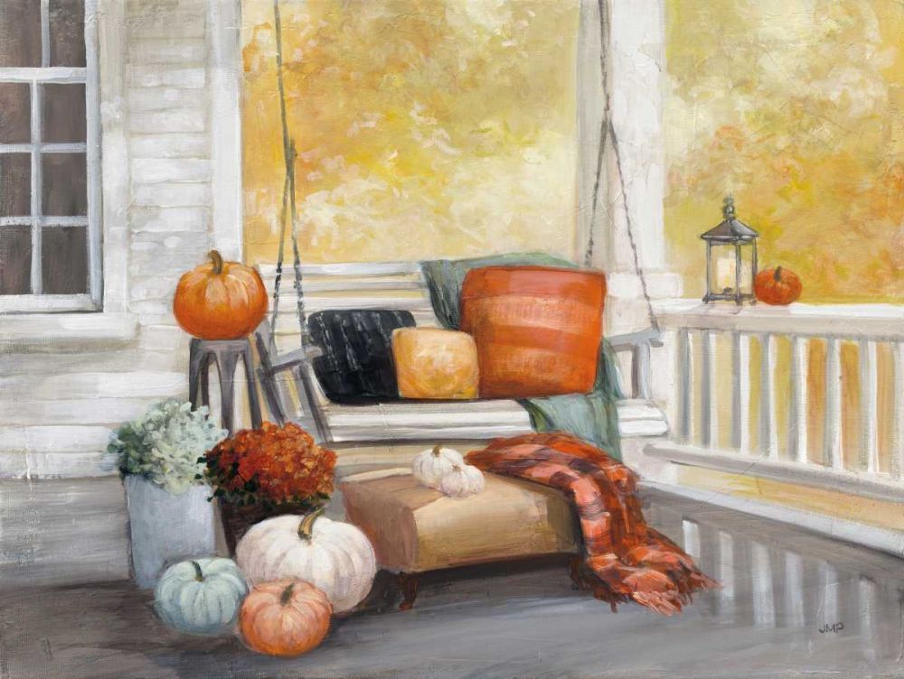 October Porch art print by Julia Purinton for $57.95 CAD