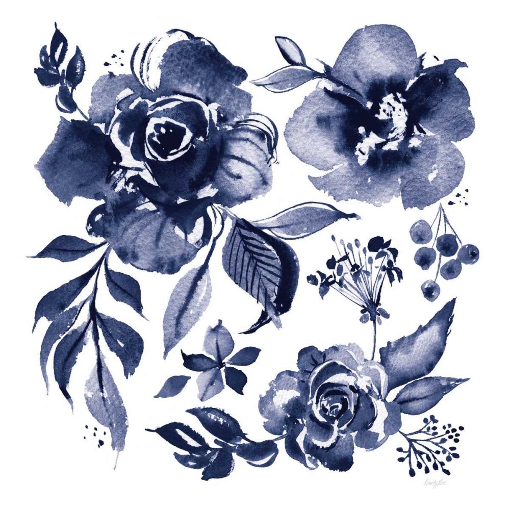 Delft Delight III DB No Words art print by Kristy Rice for $57.95 CAD