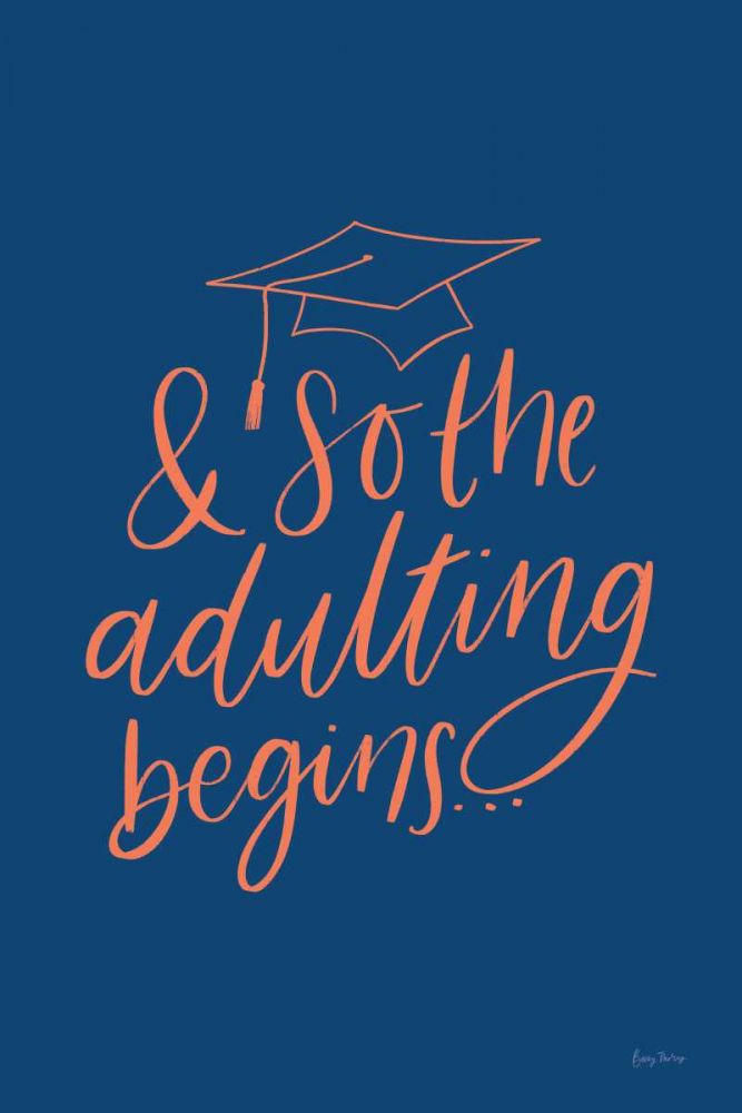 Graduation IV Blue art print by Becky Thorns for $57.95 CAD