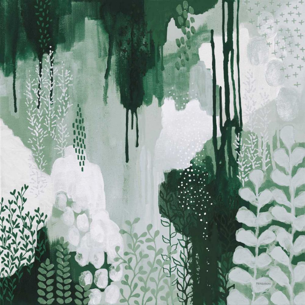 Light Green Forest I art print by Kathy Ferguson for $57.95 CAD