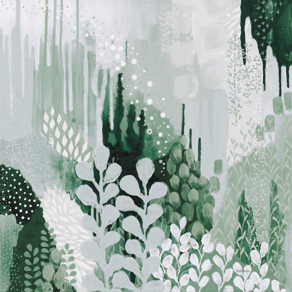 Light Green Forest II art print by Kathy Ferguson for $57.95 CAD