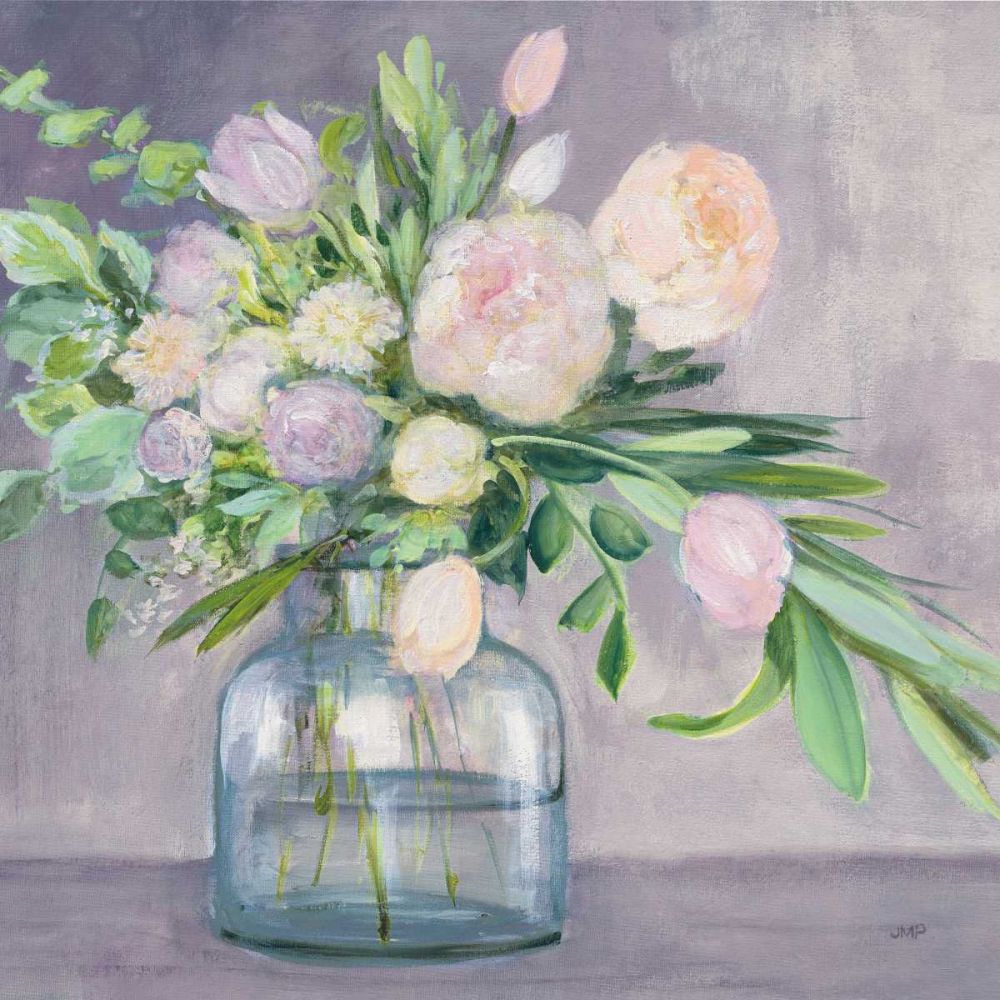 Spring Bouquet Plum Crop art print by Julia Purinton for $57.95 CAD