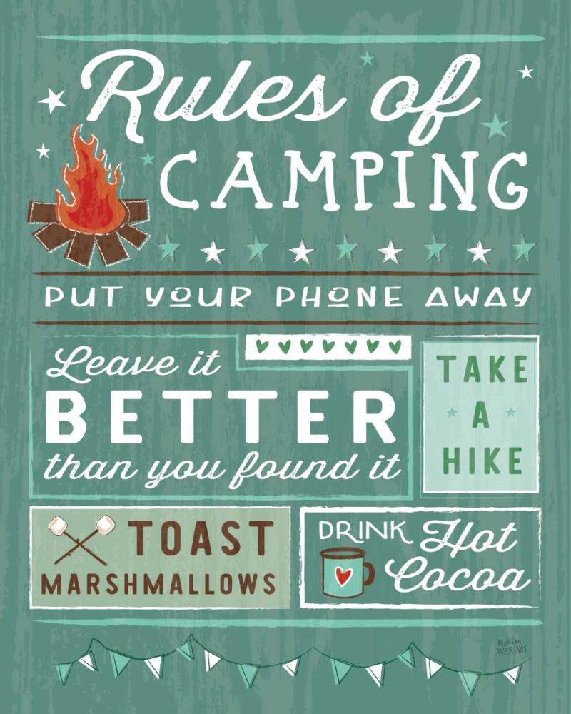 Comfy Camping I art print by Melissa Averinos for $57.95 CAD