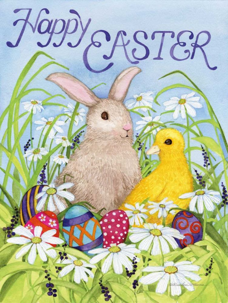 Easter Friends art print by Kathleen Parr McKenna for $57.95 CAD