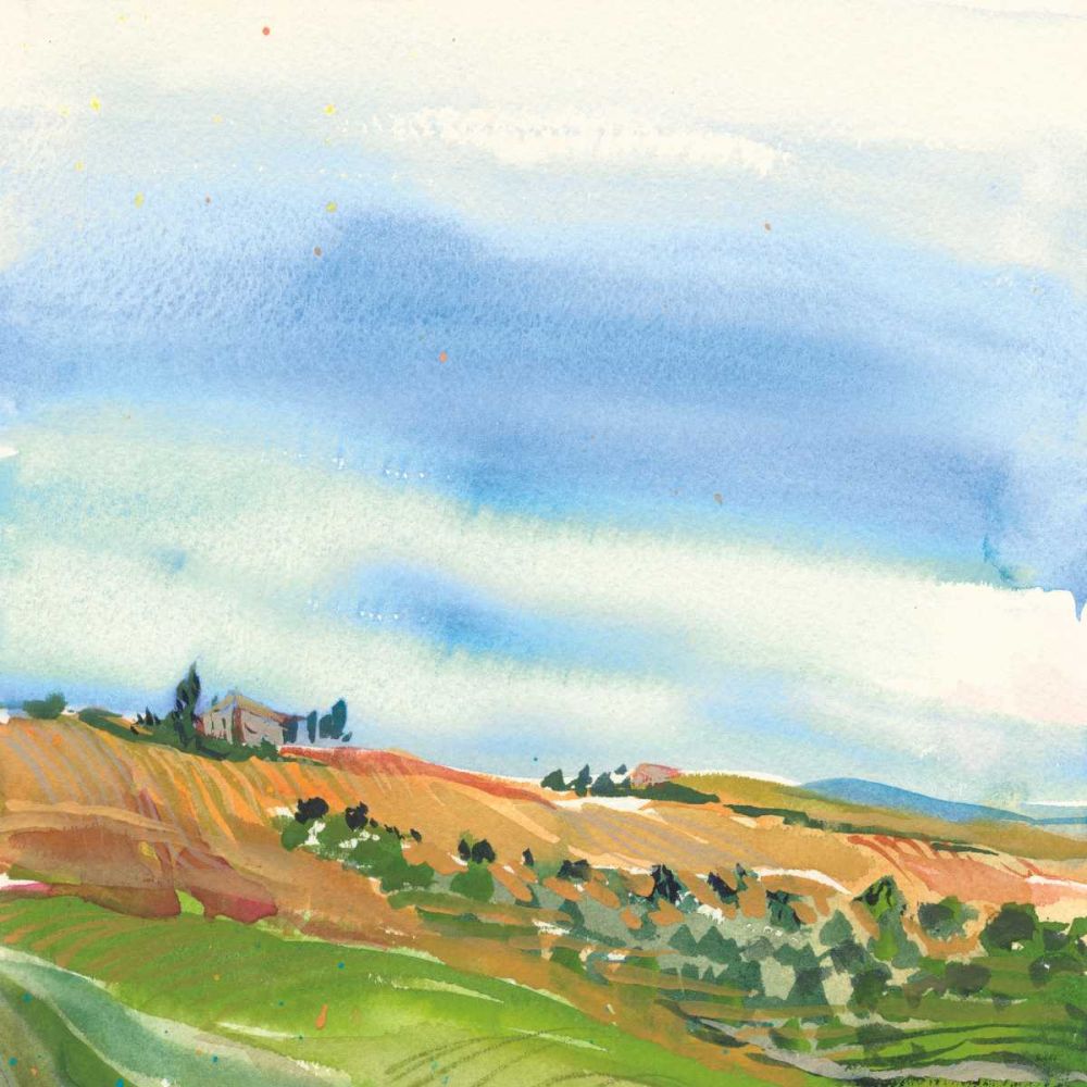 Tuscan Fields art print by Kristy Rice for $57.95 CAD