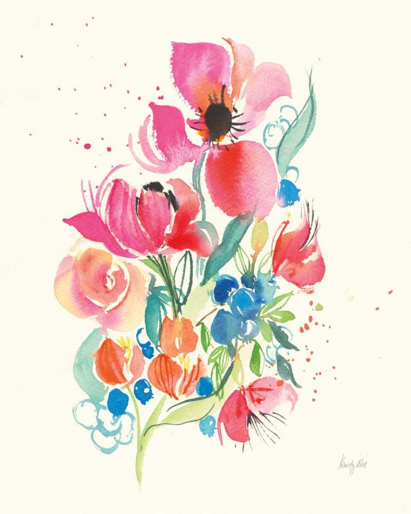 Bright Bouquet art print by Kristy Rice for $57.95 CAD