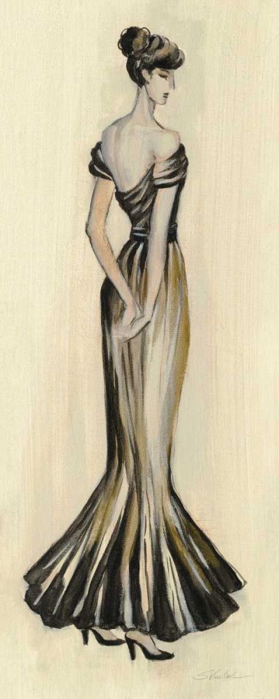 Evening Gown I art print by Silvia Vassileva for $57.95 CAD
