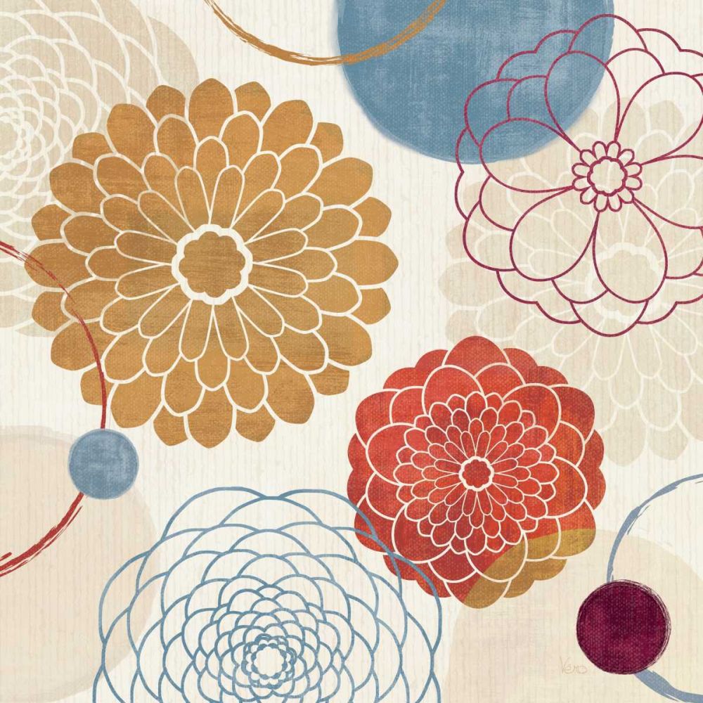 Abstract bouquet II art print by Veronique Charron for $57.95 CAD