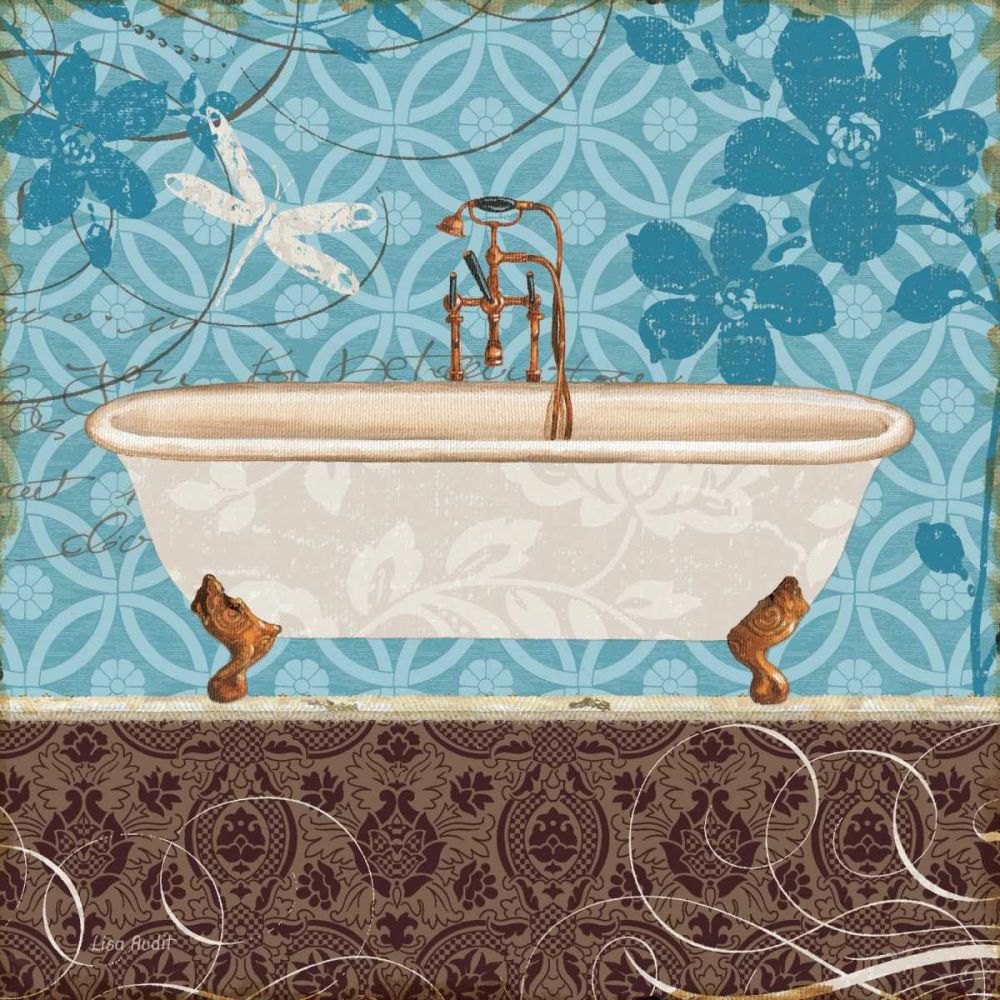 Eco Motif Bath II art print by Lisa Audit for $57.95 CAD