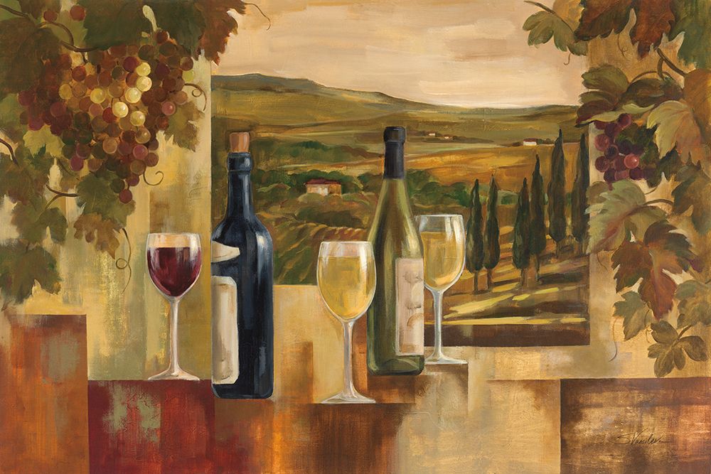 A Day at the Winery art print by Silvia Vassileva for $57.95 CAD