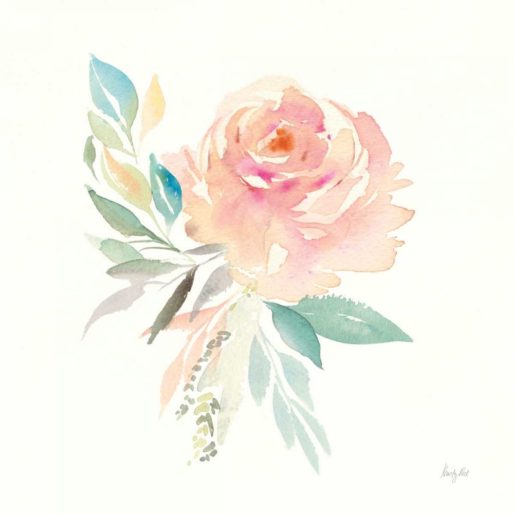 Watercolor Blossom III art print by Kristy Rice for $57.95 CAD