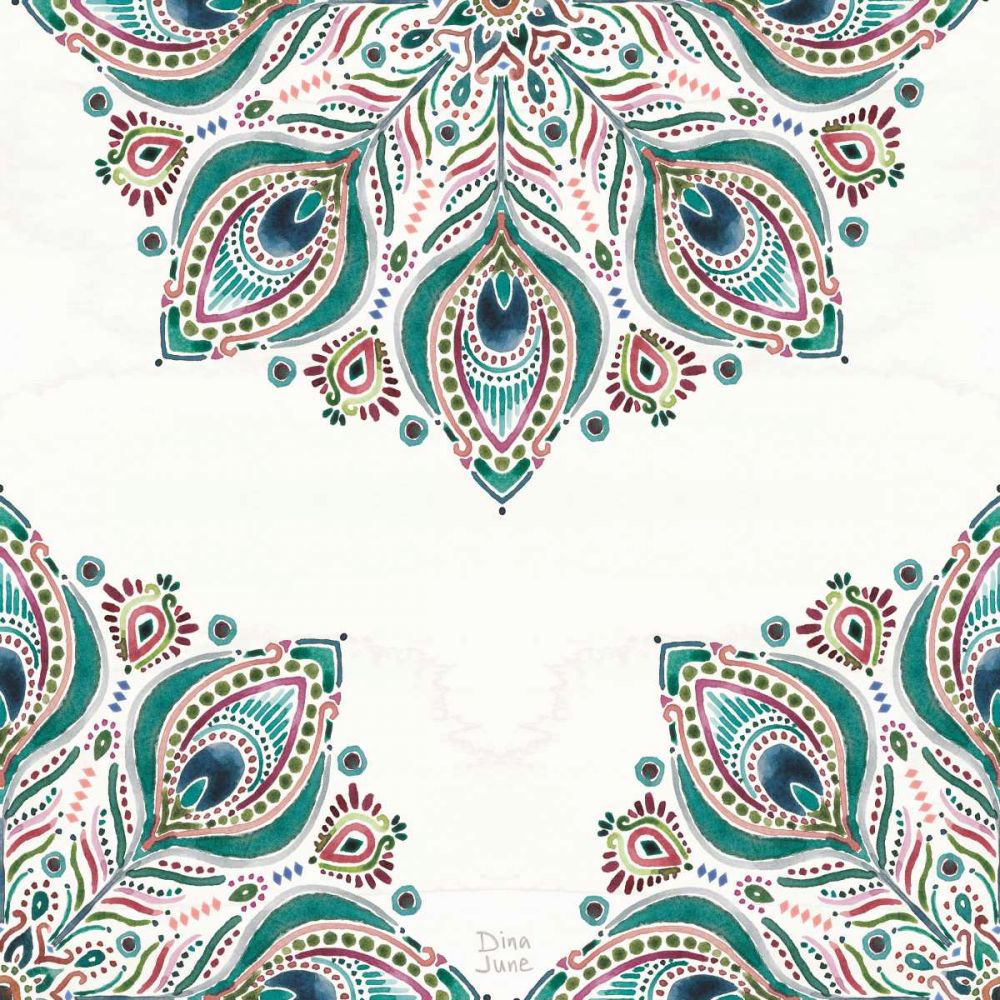 Bohemian Vibes Pattern VIIA art print by Dina June for $57.95 CAD
