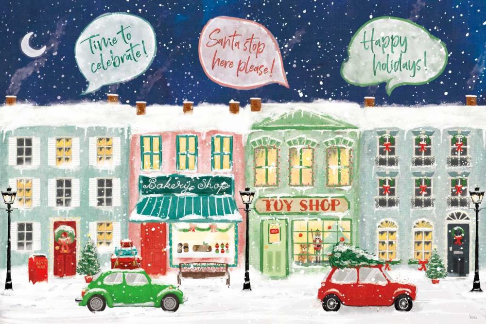 Hometown Holiday I art print by Veronique Charron for $57.95 CAD
