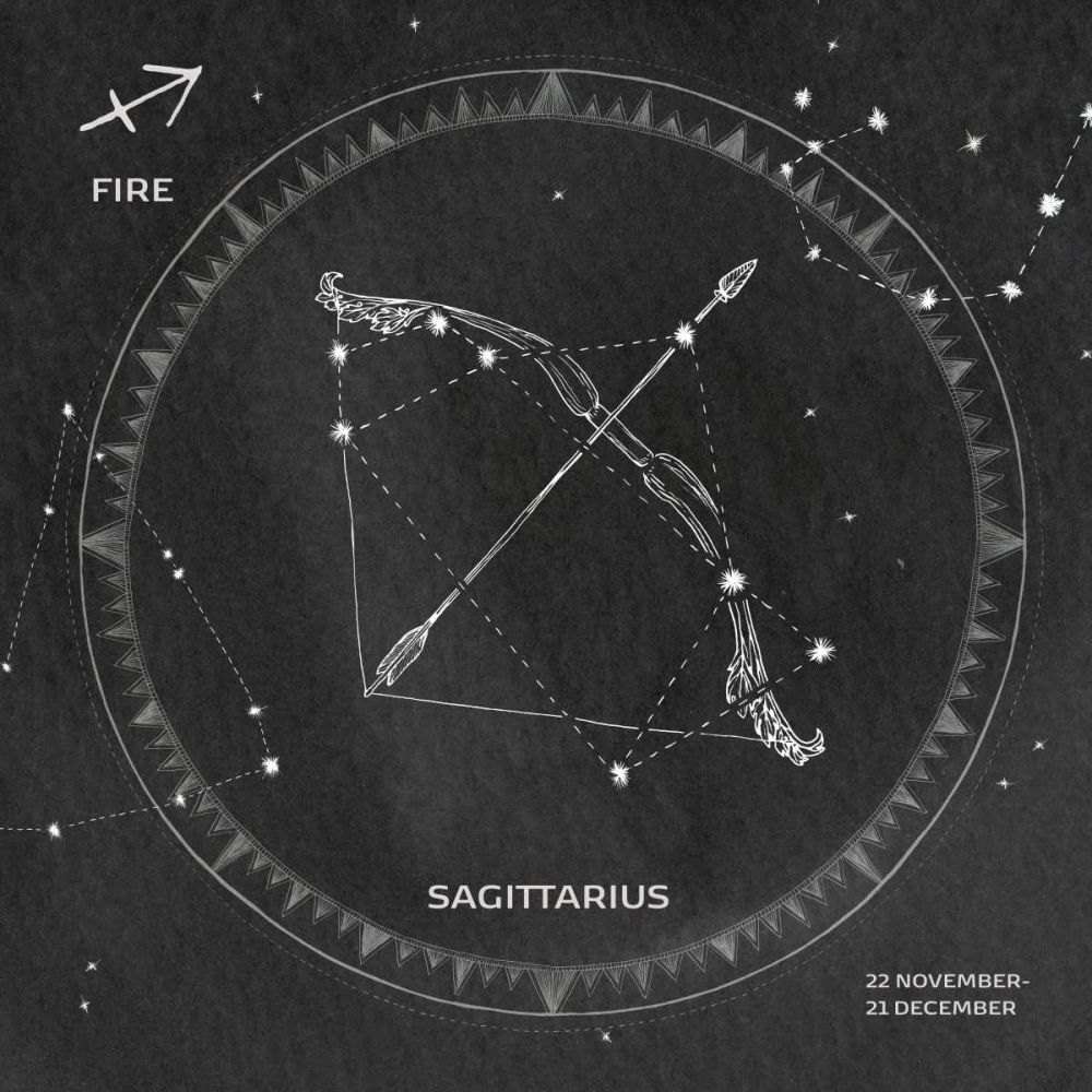 Night Sky Sagittarius v2 art print by Sara Zieve Miller for $57.95 CAD