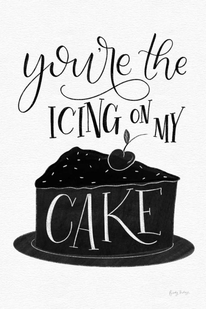 Icing On My Cake BW art print by Becky Thorns for $57.95 CAD