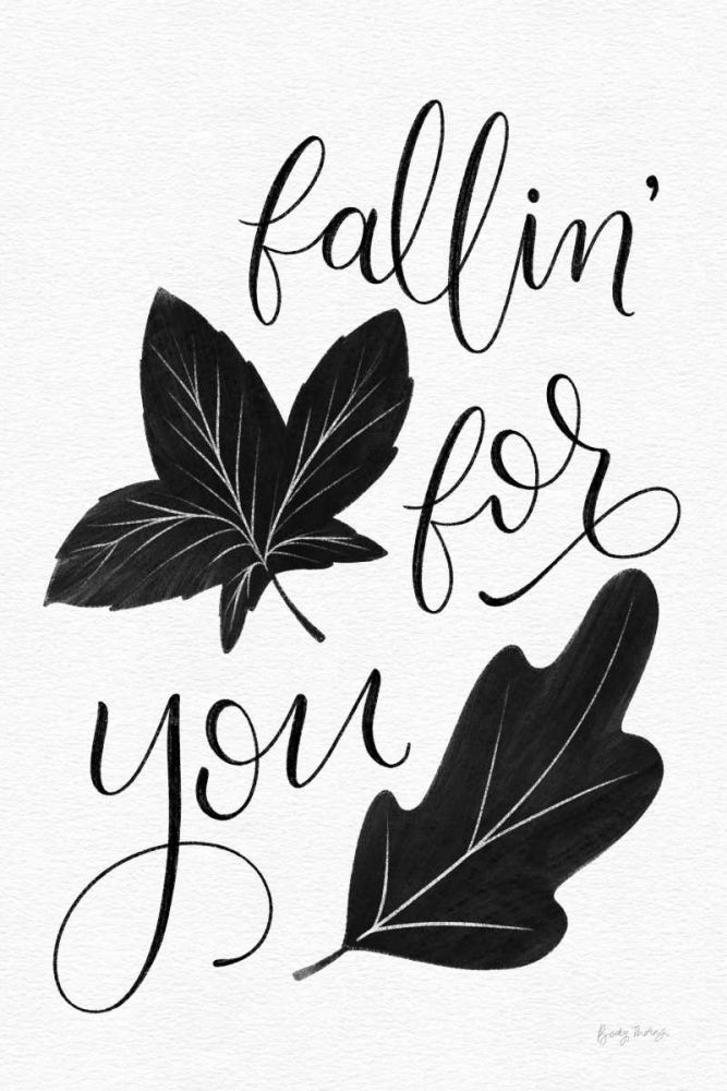 Fallin For You BW art print by Becky Thorns for $57.95 CAD