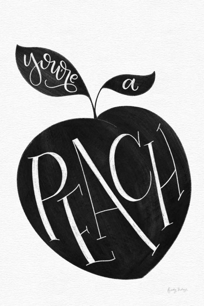 You are a Peach BW art print by Becky Thorns for $57.95 CAD